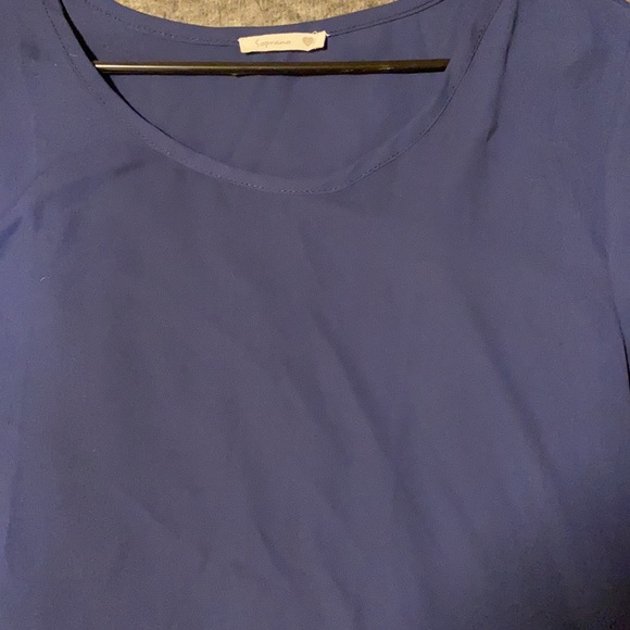 Chiffon like navy blue top - Picture 3 of 3